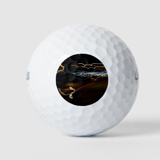 Schwarzer Schütze Golfball (Vorderseite)