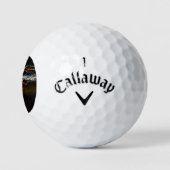 Schwarzer Schütze Golfball (Logo)