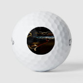 Schwarzer Schütze Golfball (Vorderseite)