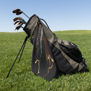 schwarzer Schütze Golfhandtuch