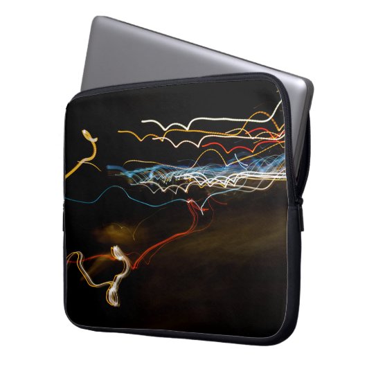 Schwarzer Schütze Laptopschutzhülle (Vorderseite Links)