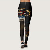 Schwarzer Schütze Leggings (Rückseite)