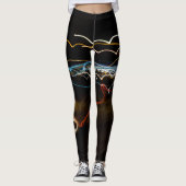 Schwarzer Schütze Leggings (Vorderseite)