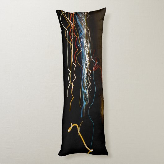 Schwarzer Schütze Seitenschläferkissen (Rückseite (Vertikal))