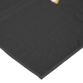 Schwarzer Schütze Tischdecke (Schrägansicht)