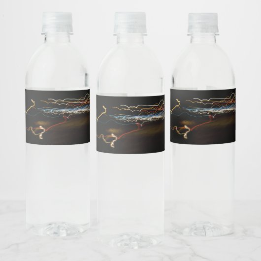 Schwarzer Schütze Wasserflaschenetikett (Flaschen)