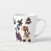 Schwarzer Schwan Ästhetik Tasse | Chic Luxus Kaffe (Rechts)
