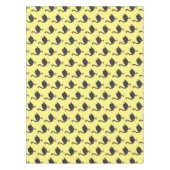 Schwarzer Schwan-Cartoon-Abbildung Tischdecke (Vorderseite)