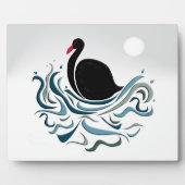 Schwarzer Schwan Fotoplatte (Vorderseite)