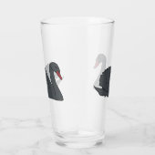 Schwarzer Schwan Glas (Rechts)