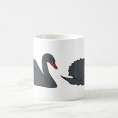 Schwarzer Schwan Kaffeetasse (Mittel)