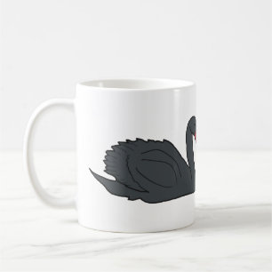 Schwarzer Schwan Kaffeetasse