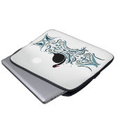 Schwarzer Schwan Laptopschutzhülle (Vorne Knopf)