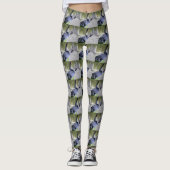 Schwarzer Schwan mit Babys, Leggings (Vorderseite)