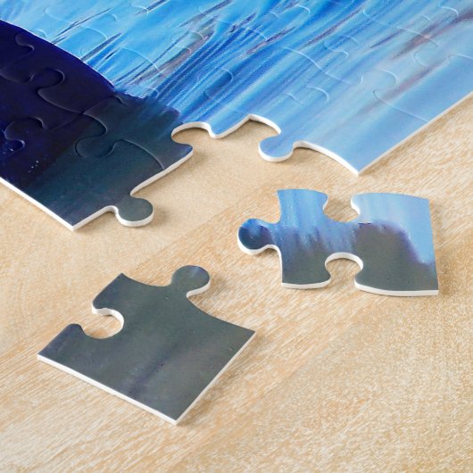 Schwarzer Schwan mit ihren Babys, Jigsaw Puzzle (Seite)