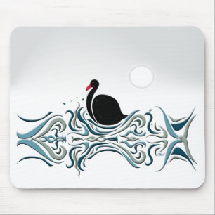 Schwarzer Schwan Mousepad