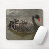 Schwarzer Schwan Mousepad (Mit Mouse)