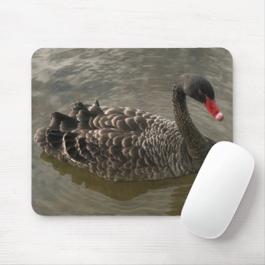 Schwarzer Schwan Mousepad (Mit Mouse)
