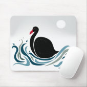 Schwarzer Schwan Mousepad (Mit Mouse)