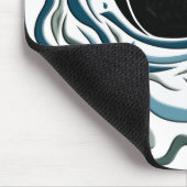 Schwarzer Schwan Mousepad (Ecke)