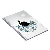 Schwarzer Schwan Notizblock (Rechte Seite)