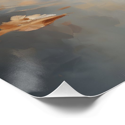 Schwarzer Schwan Nr. 8 Poster (Ecke)