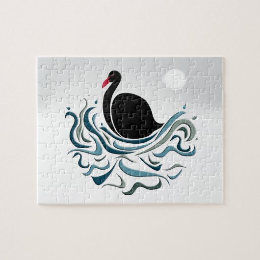 Schwarzer Schwan Puzzle (Horizontal)