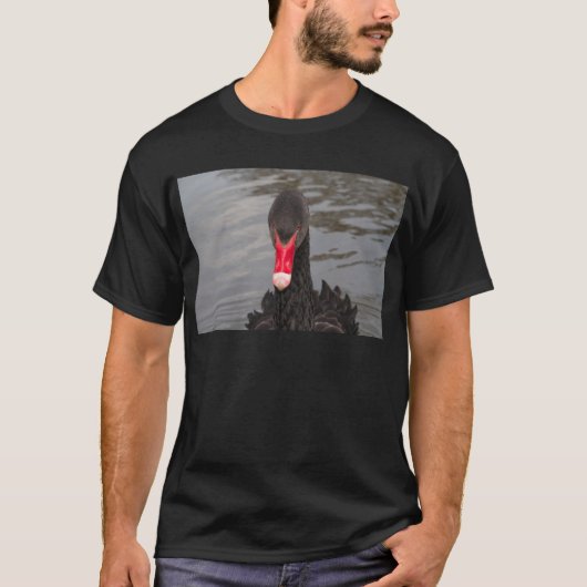 Schwarzer Schwan T-Shirt (Vorderseite)
