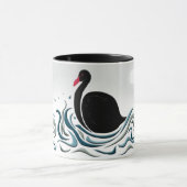 Schwarzer Schwan Tasse (Zentrum)