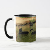 Schwarzer Schwan-Tasse Tasse (Links)