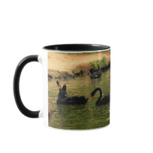 Schwarzer Schwan-Tasse
