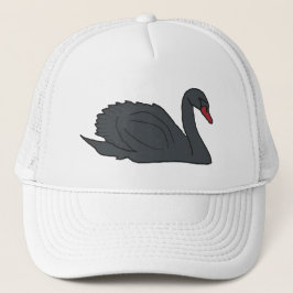 Schwarzer Schwan Truckerkappe