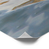 Schwarzer Schwan und Cygnets Poster (Ecke)