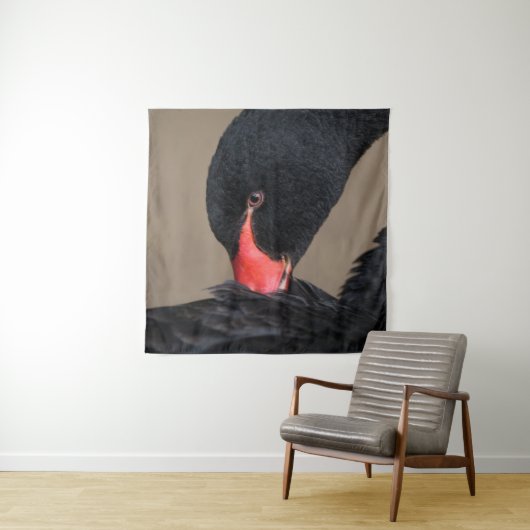 Schwarzer Schwan Wandteppich (Beispiel)
