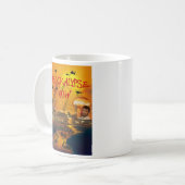 Schwarzer Schwan-Zeit Kaffeetasse (Vorderseite Links)