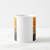 Schwarzer Schwan-Zeit Kaffeetasse (Mittel)