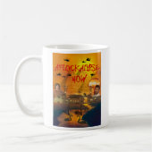 Schwarzer Schwan-Zeit Kaffeetasse (Links)