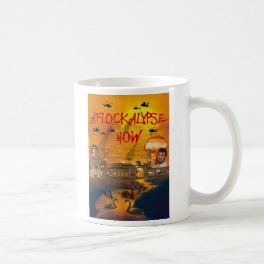 Schwarzer Schwan-Zeit Kaffeetasse (Rechts)