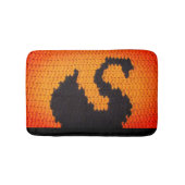 Schwarzer Schwanz Profil in Kunsthandwerk bei Sonn Badematte (Vorderseite)