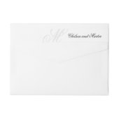 Schwarzer Schwarz-weißer | Umgriffsaufkleber der (Rückseite)