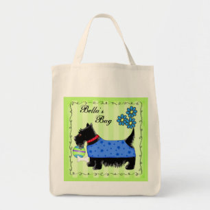 Schwarzer Scottie-Terrier-Hundepersonalisiertes Tragetasche