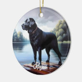 Schwarzer See Keramik Ornament (Links)
