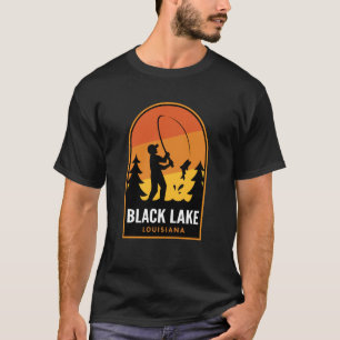 Schwarzer See Louisiana Fischen T-Shirt