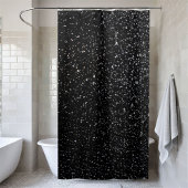 Schwarzer Sequin-Duschvorhang Duschvorhang