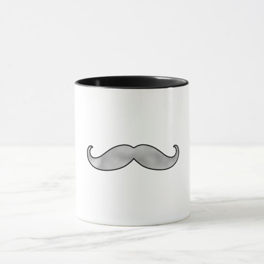 Schwarzer Silberbart Tasse (Zentrum)