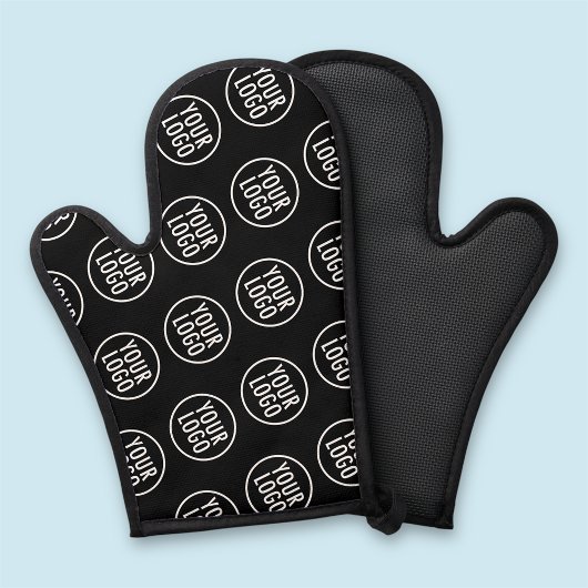Schwarzer Silikon Oven Mitt mit individuellem Logo Ofenhandschuh