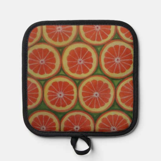 Schwarzer Silikon-Wärmeschutz, nur Töpfchenhalter Topflappen (Vorderseite)