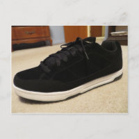 Schwarzer Skateboardschuh