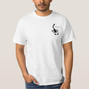 Schwarzer Skorpion Personalisierter T - Shirt