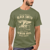 Schwarzer Smith T - Shirt (Vorderseite)